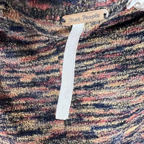 Free People Seamless Legging M Heathered Brown Textured Elastic Waist Pants - Picture 7 of 9